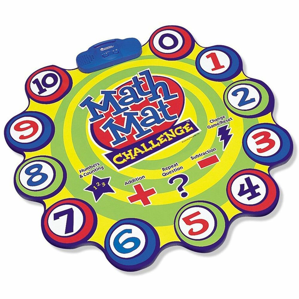 Image of Learning Resources Math mat Challenge Game, Age 4-Up, AST