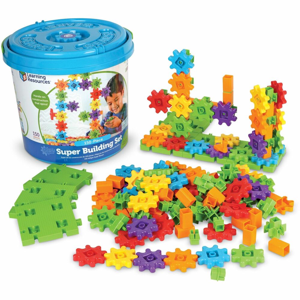 Image of Learning Resources Gears Super Set, 150 Pcs, Multi