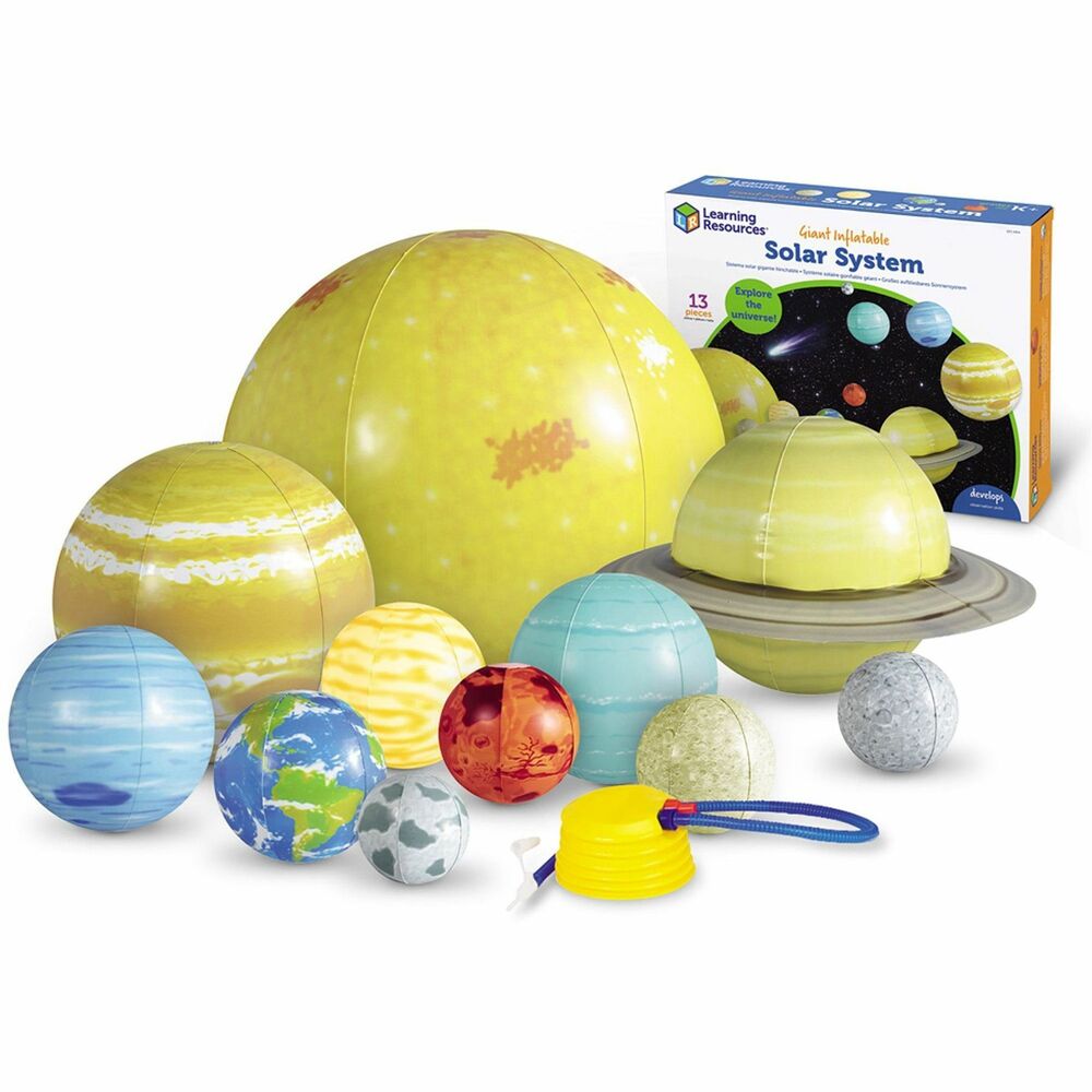 Image of Learning Resources Giant Inflatable Solar System, 5"-23" D, 12 Pcs/KT, Multi