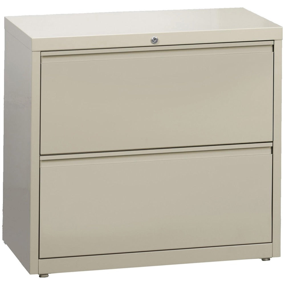 Image of Lorell Lateral File, 2-Drawer, 36"x18-5/8"x28", Putty