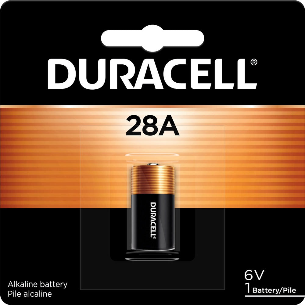 Image of Duracell U.S.A. Photo Battery, Alkaline, 6 Volt, Black/Gold