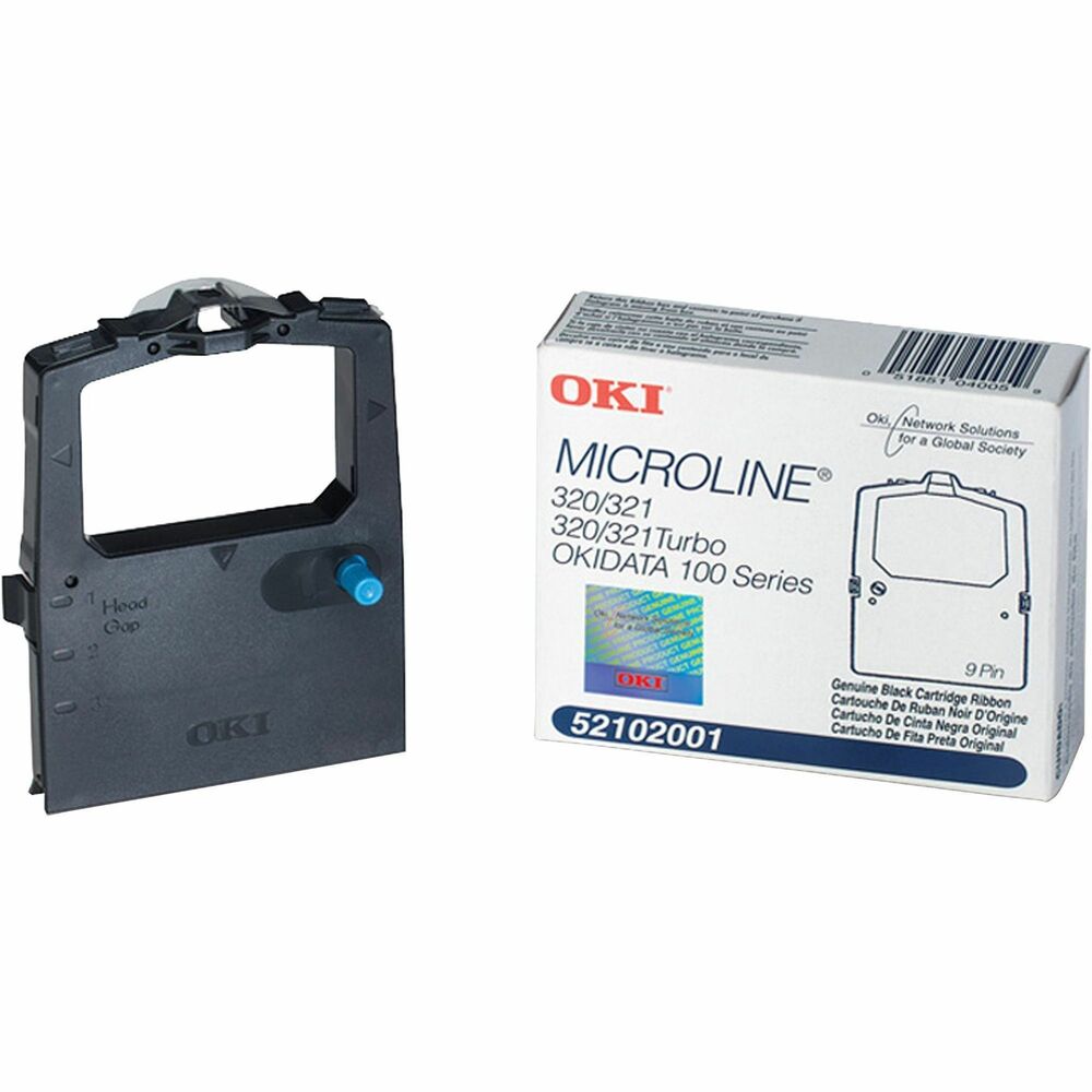 Image of OKI Matrix Nylon Printer Ribbon,F/Microline, Black