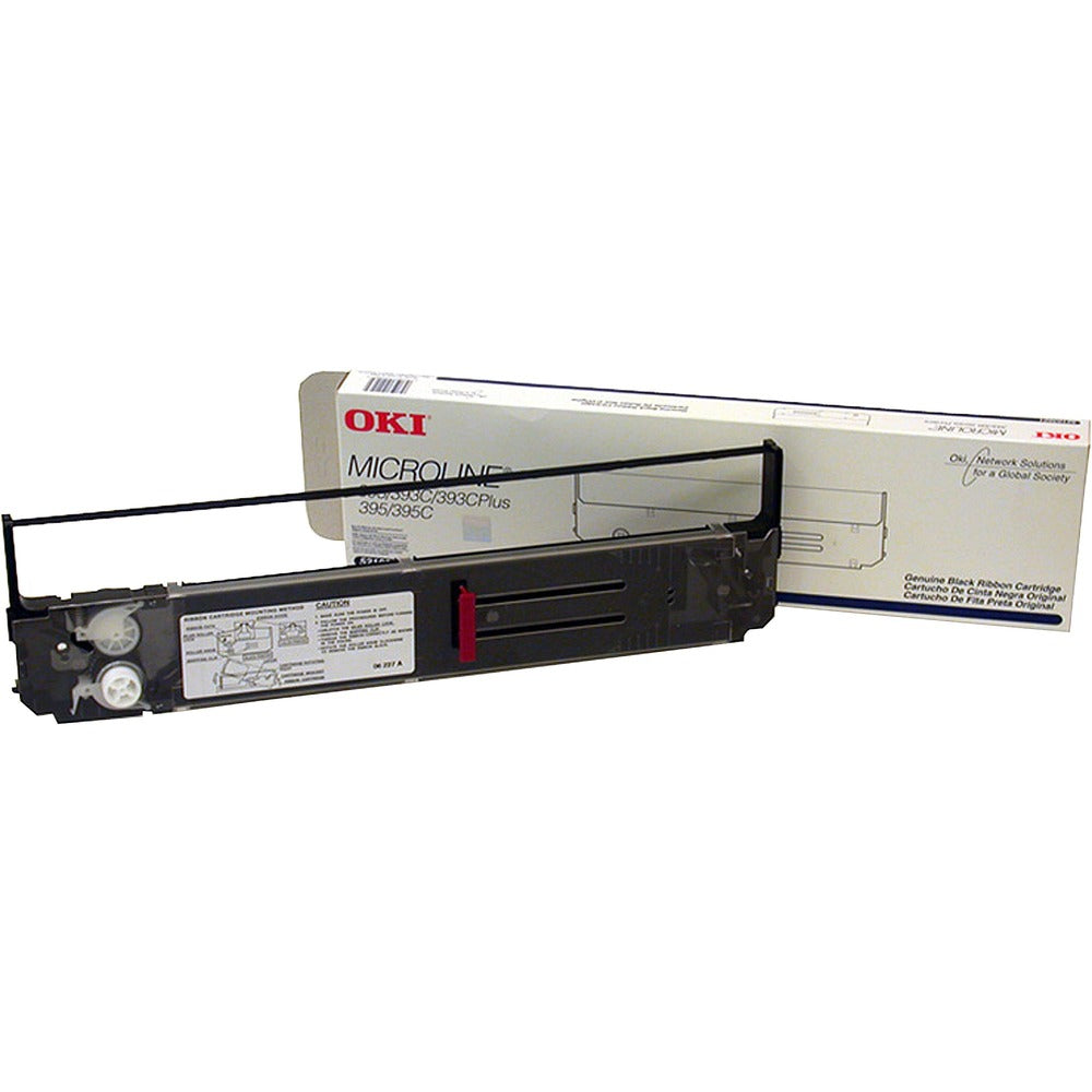 Image of OKI Microline Nylon Printer Ribbon,F/393/393+/395/395C,Black