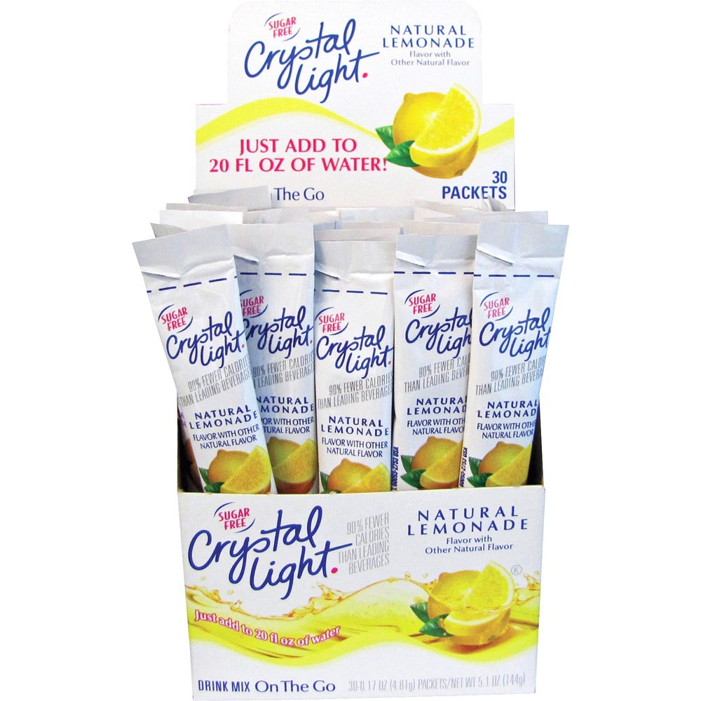 Image of Kraft Foods On-The-Go Mix Sticks, Sugar Free, .17oz, 30/BX, Lemonade