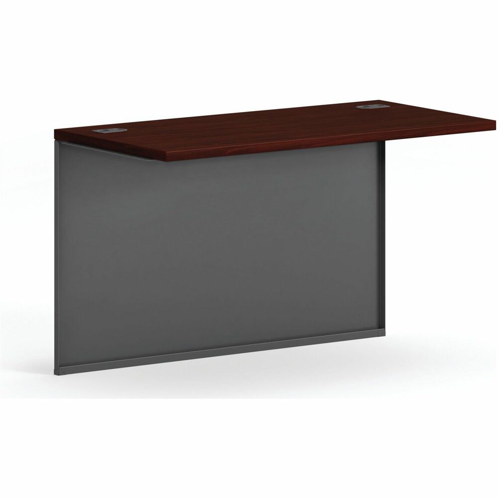 Image of The HON Company Bridge, 48"x24"x29-1/2", Mahogany/Charcoal
