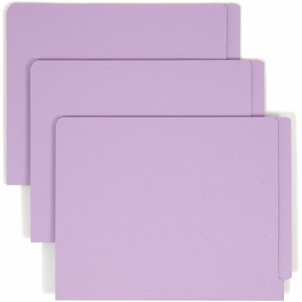 Image of Smead Color Fastener Folder, 3/4" Exp, Letter, 50/BX, Lavender