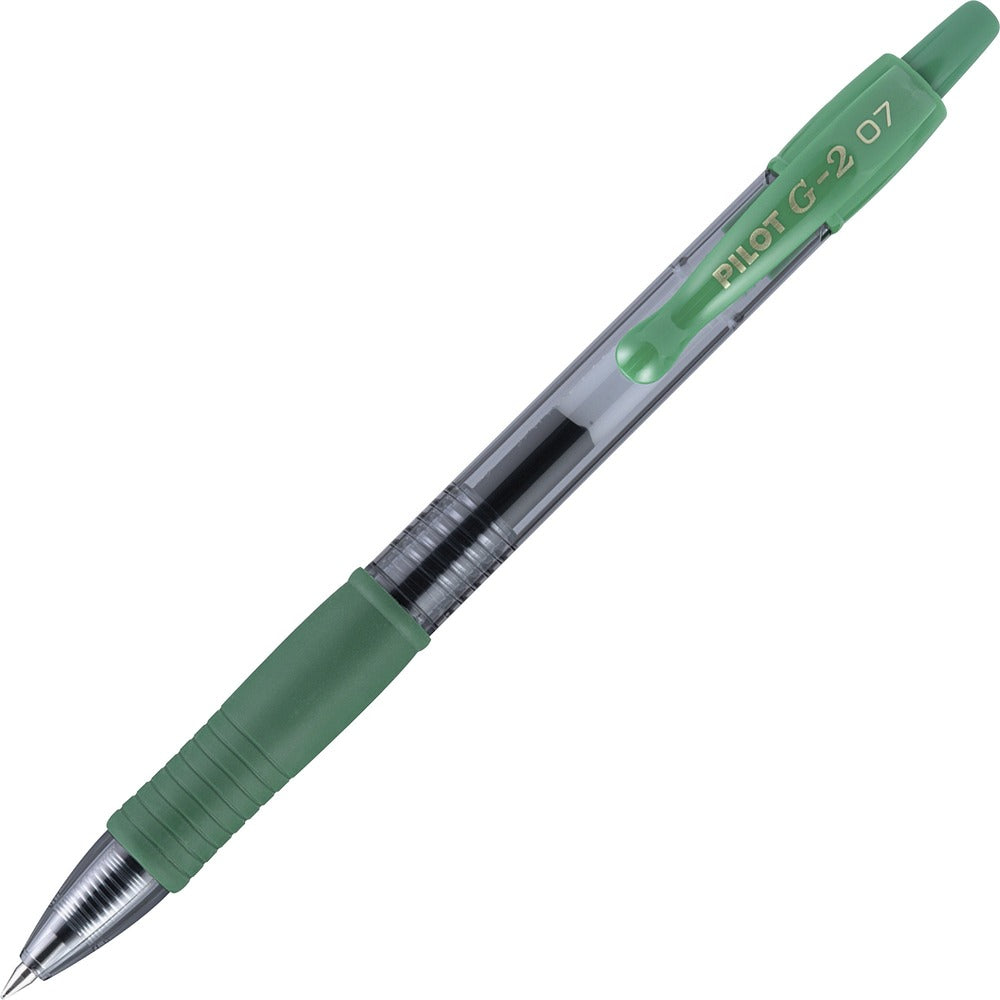 Image of Pilot Gel Pen,Retractable/Refillable,Fine Point,Green