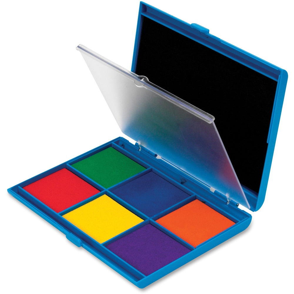 Image of Learning Resources 7-Color Dual Stamp Pad, Washable, Assorted