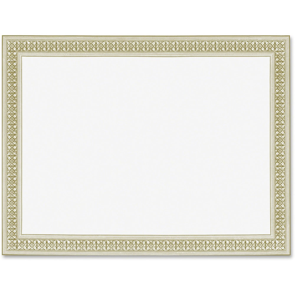 Image of Geographics Award Certificates, Printable, 11"x8-1/2", 12/PK, Gold