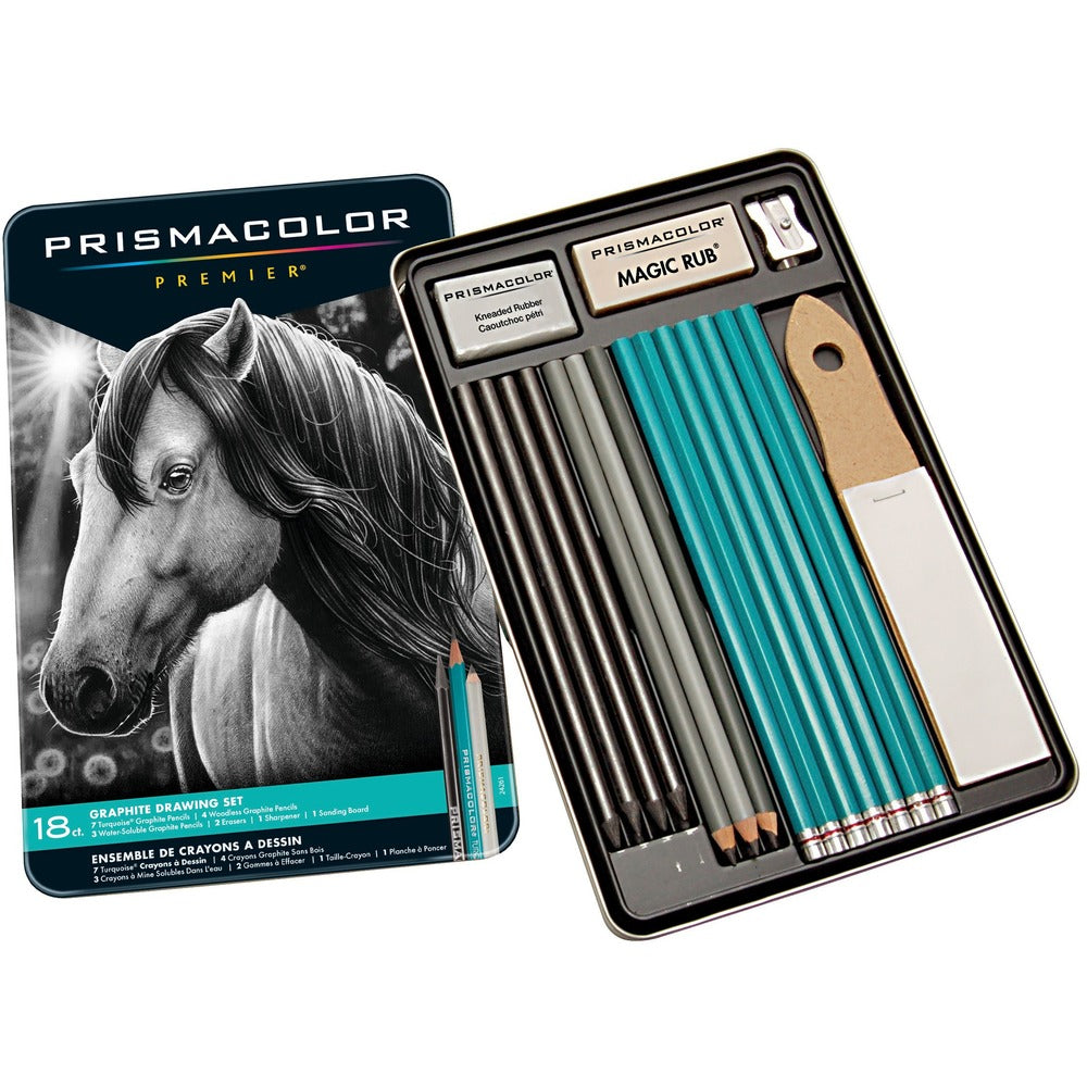 Image of Newell Brands Graphite Drawing Set, 18 Piece/PK