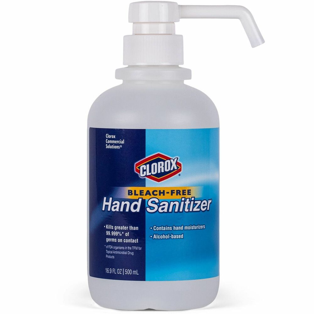 Image of Clorox Company Hand Sanitizer, Bleach-free, 16.9 oz Pump Bottle, CL