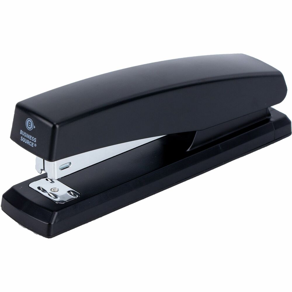 Image of Business Source Desktop Stapler,3-1/2" Throat, 20 Sht /210 Staples Cap.,BK