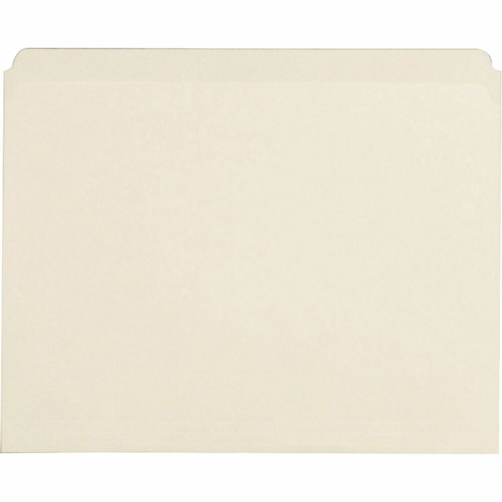 Image of Business Source File Folders, Straight-Cut Tab, 11 Pt, Letter, 100/BX, MA