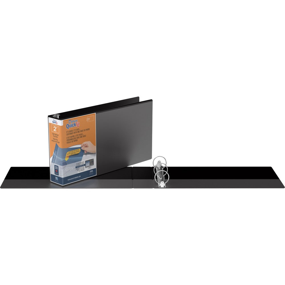 Image of Stride, Inc. Legal-Size Binders, Round Ring, 2" Cap, 8-1/2"x14", Black