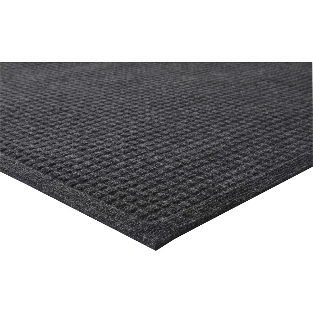 Image of Genuine Joe Indoor Floor Mats, 3'x5', Charcoal Gray