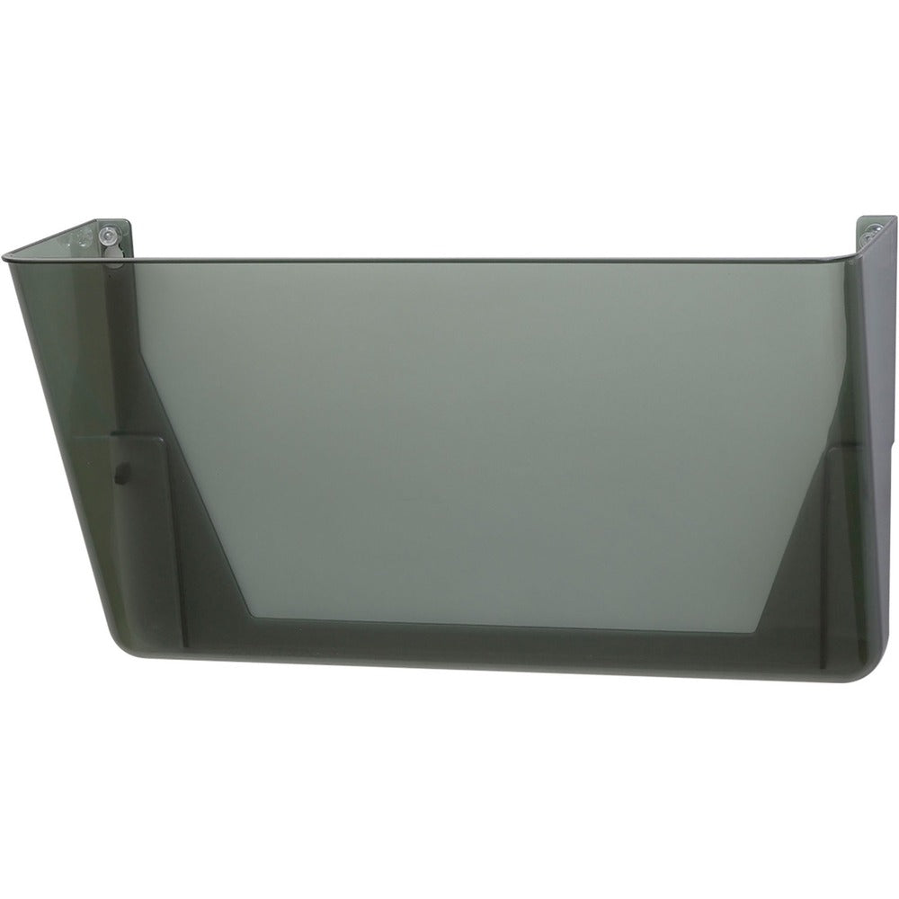 Image of Officemate Wall File, Letter, 13"x4-1/8"x7", Smoke