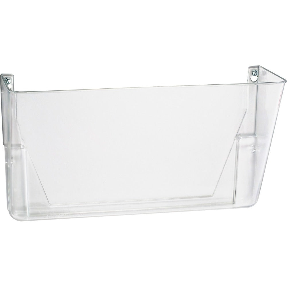 Image of Officemate Wall File, Letter, 13"x4-1/8"x7", Clear