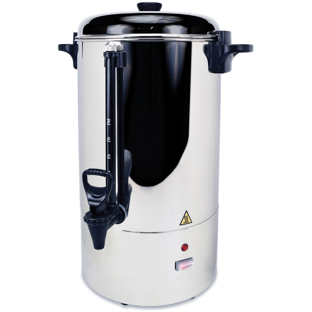 Image of Coffee Pro Urn/Coffeemaker,80-Cup,14"x18-1/2"x24",Stainless Steel