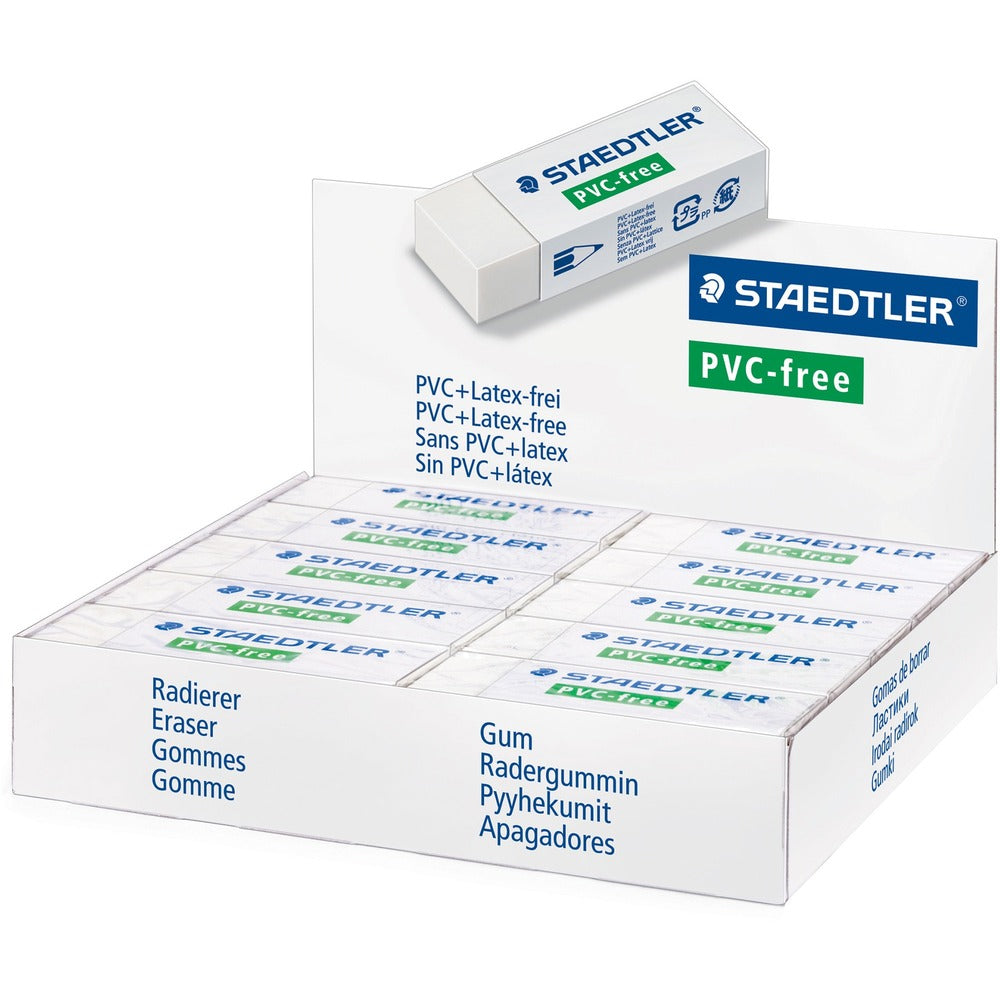 Image of Staedtler Eraser, Latex-free, Large, White