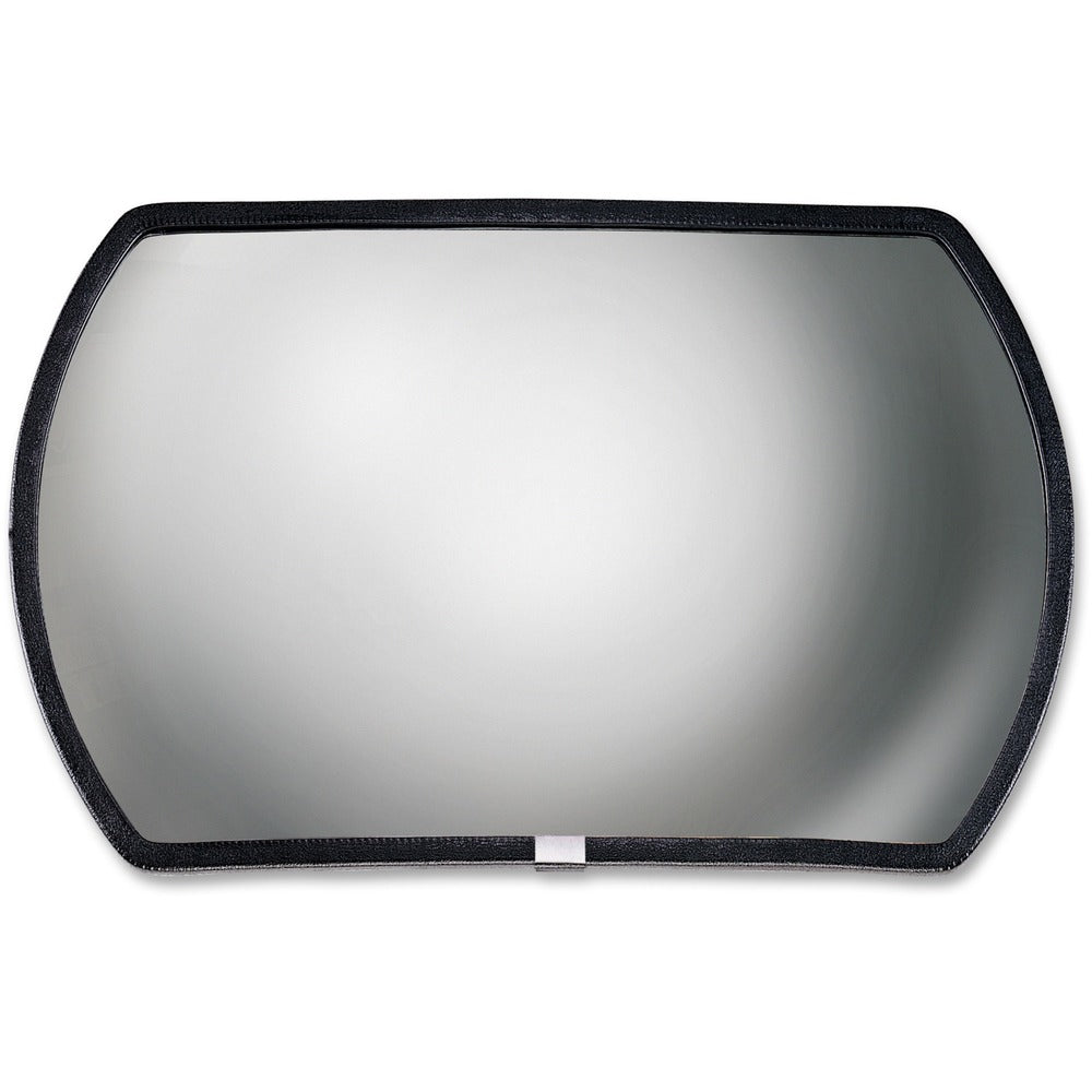 Image of See-All Industries Convex Mirror, Round Rectangular Glass, 15"x24"