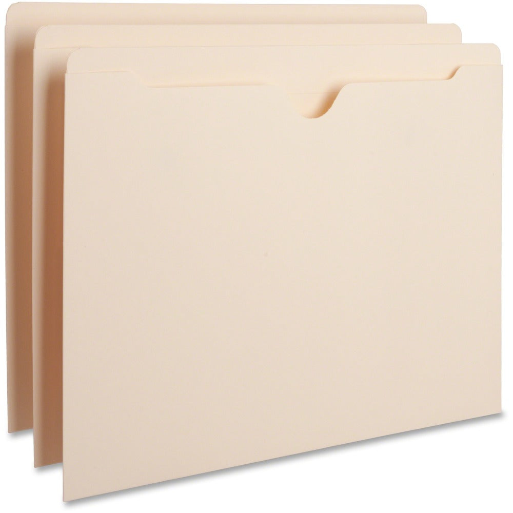 Image of Business Source File Pocket,Straight Cut Tab,Flat,50 Cap.,Letter,100/BX,MLA