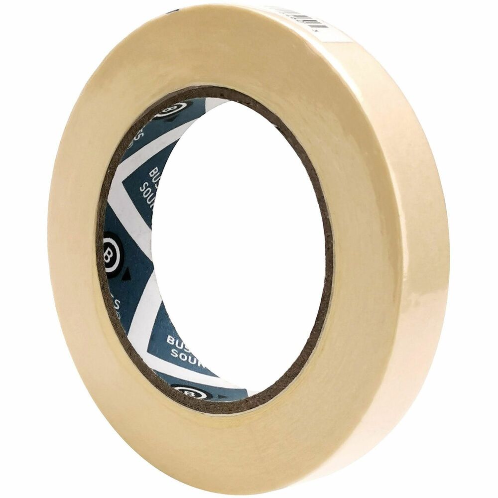 Image of Business Source Masking Tape, 3" Core, 3/4"x60 Yards, Natural Kraft