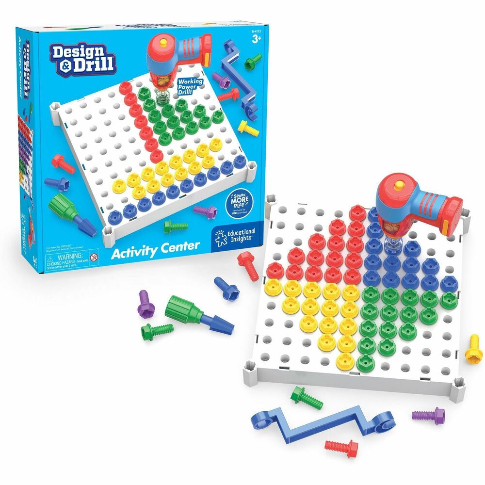 Image of Educational Insights Inc Design/Drill Activity Center, 3/ST, Multi
