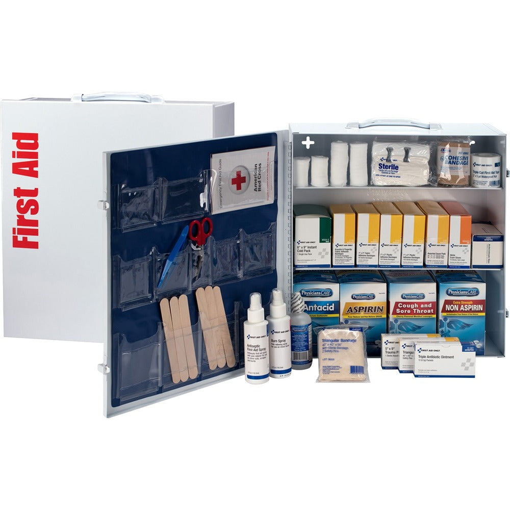 Image of First Aid Only, Inc First Aid Shelf Station, 3-Shelf,100 PPL,1092 Pieces,WE