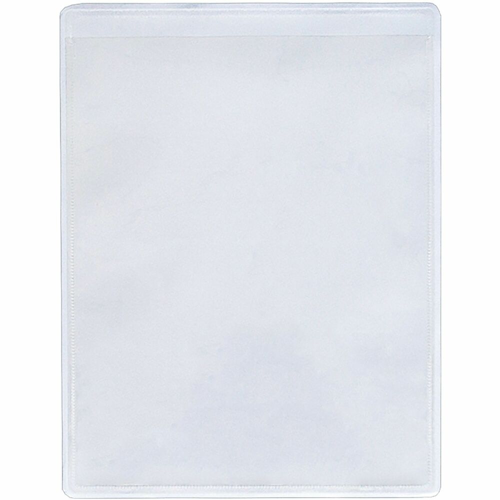 Image of Business Source Shop Ticket Holders,Self-Adhesive,8-1/2"x11",50/BX,CL