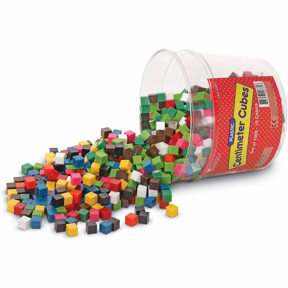 Image of Learning Resources Centimeter Cubes Set, 1000 Pcs, MI
