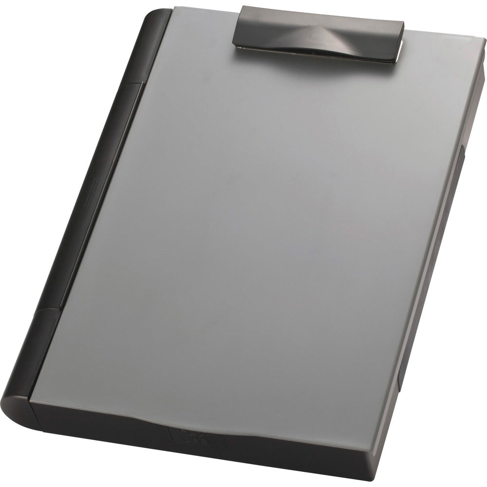 Image of Officemate Plastic Form Holder,Double Storage,2 Clip,9"x12",BK/GY