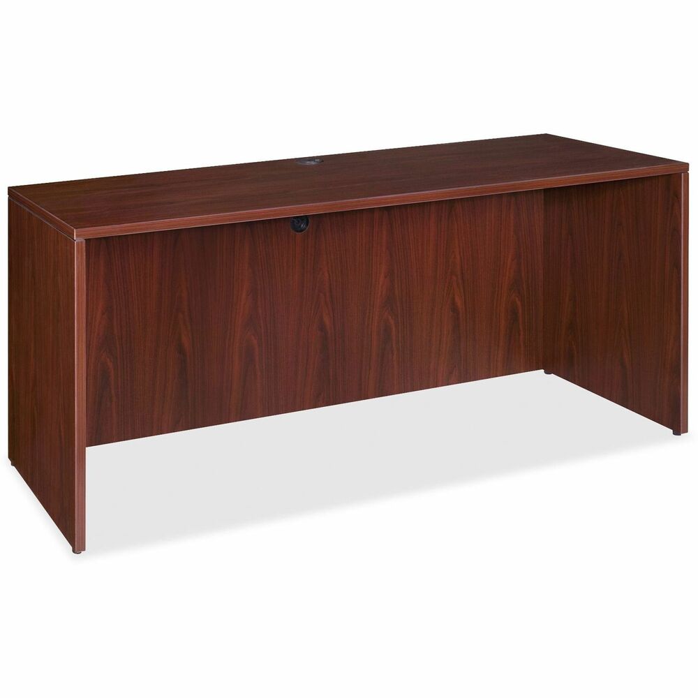 Image of Lorell Credenza Shell, 66"x24"x29-1/2", Mahogany