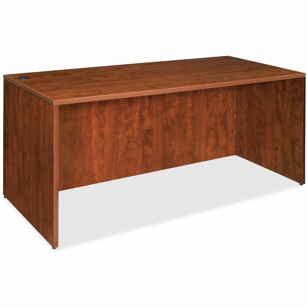 Image of Lorell Rectangular Desk Shell, 72"x36"x29-1/2", Cherry