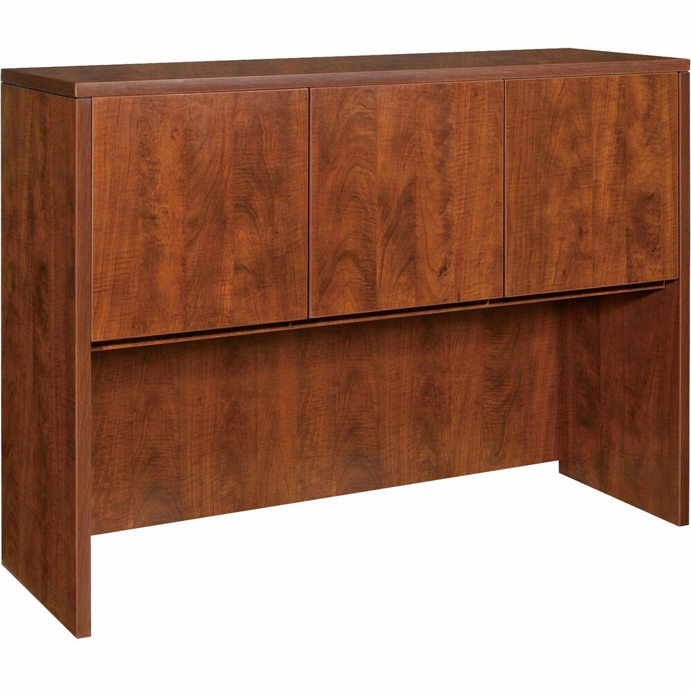 Image of Lorell Hutch w/Doors, 48"x15"x36", Cherry