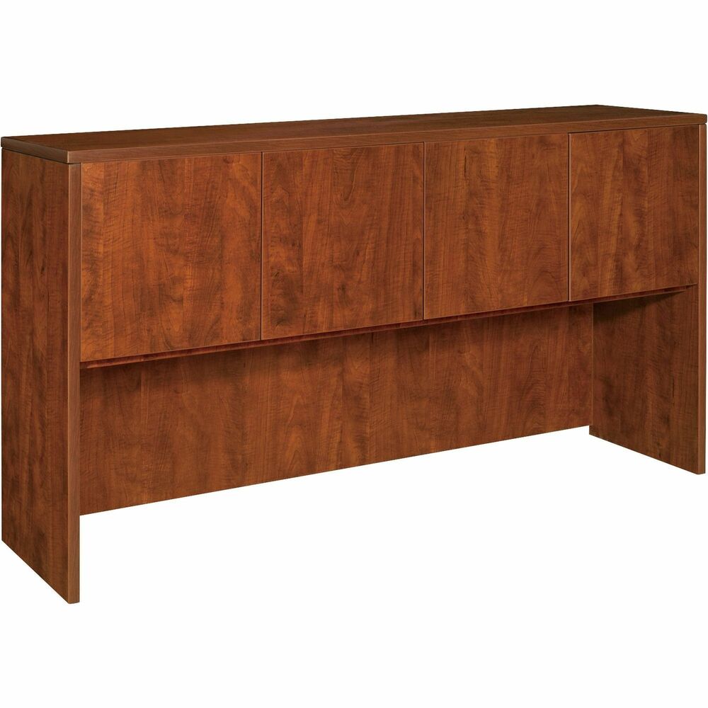 Image of Lorell Hutch w/Doors,72"x15"x36",Cherry