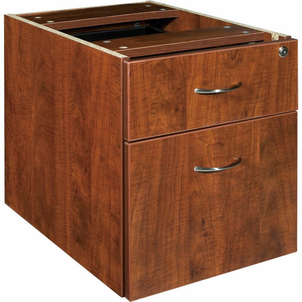 Image of Lorell Pedestal,Box/File,Hanging,16"x22"x28-1/4",Cherry