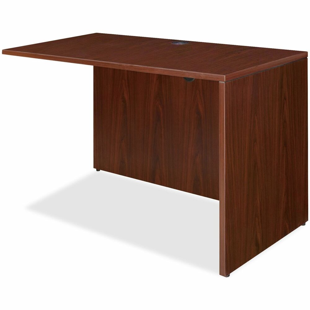 Image of Lorell Return Shell, Rectangular, 48"x24"x29-1/2", Mahogany