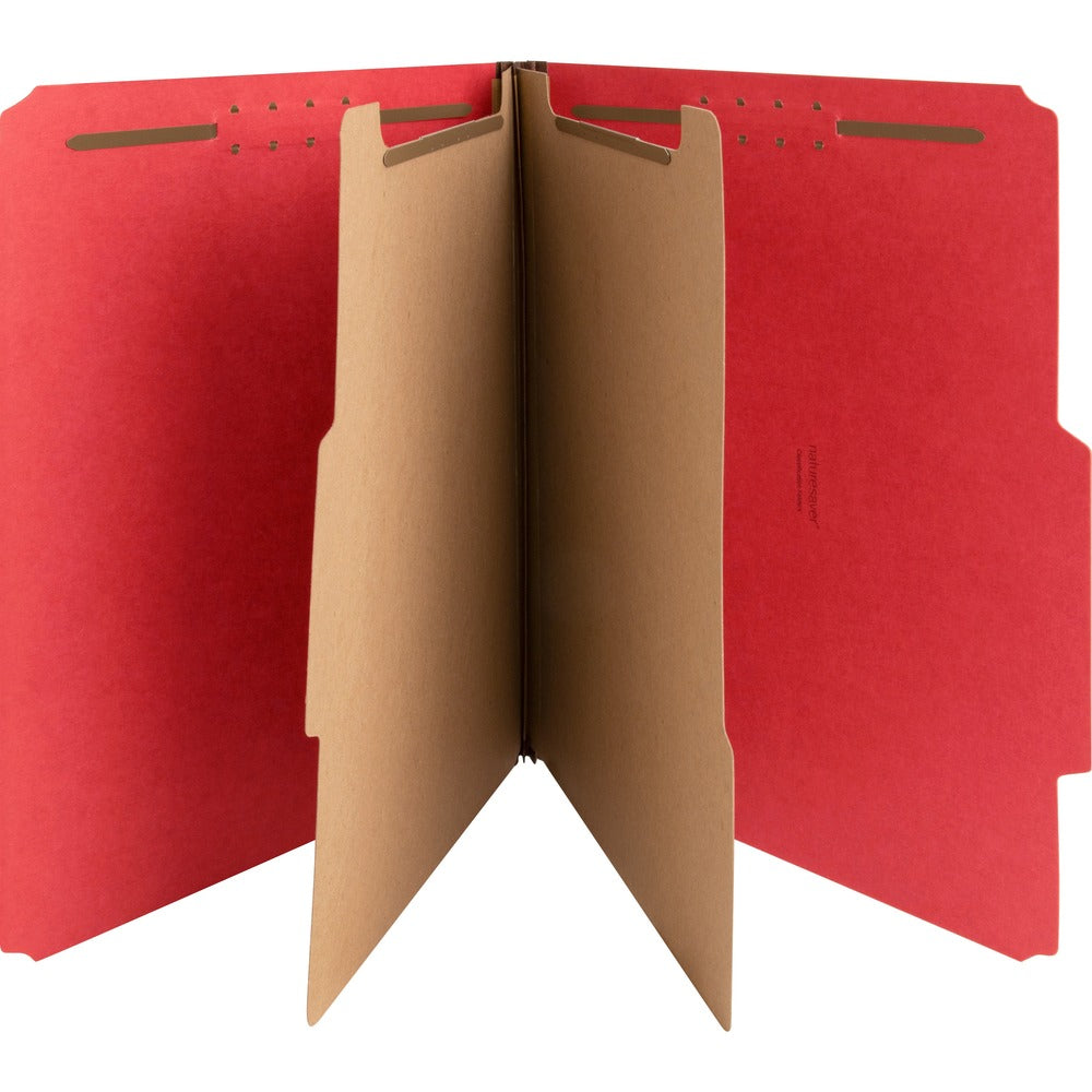 Image of Nature Saver Classification Folders, 2"Exp., 2 Dvdrs,Letter,10/BX,BRD