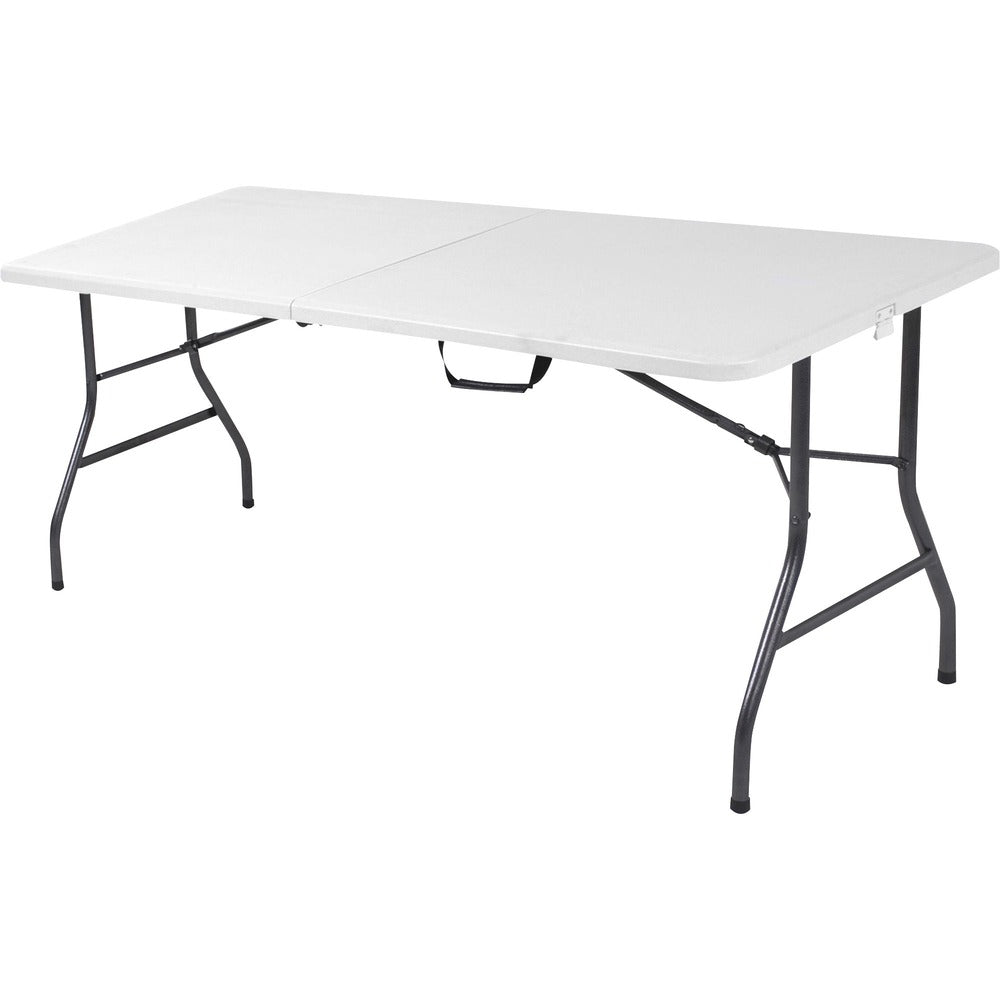 Image of Cosco Home And Office Products Table, Folding, 30"Wx72"Dx29-1/4"H, White