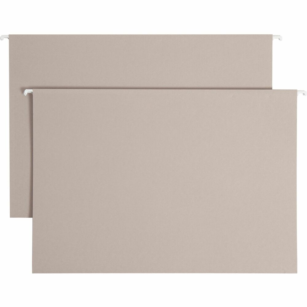 Image of Smead Hanging File Folder, w/ Slide Tab,Legal,2" Exp.,18/BX,SGY