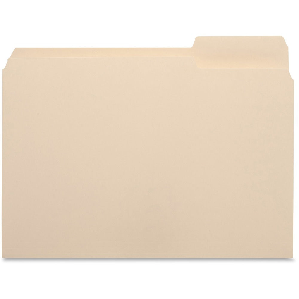 Image of Business Source File Folder,1/3 Cut Right Tab,1-Ply,3/4" Exp.,Ltr,100/BX,MLA