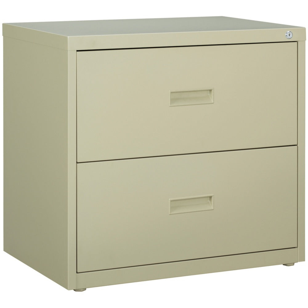 Image of Lorell Lateral File, 2-Drawer, 30"x18-5/8"x28-1/8", Putty