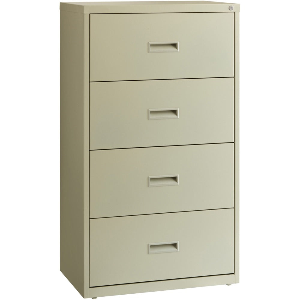 Image of Lorell Lateral File, 4-Drawer, 30"x18-5/8"x52-1/2", Putty