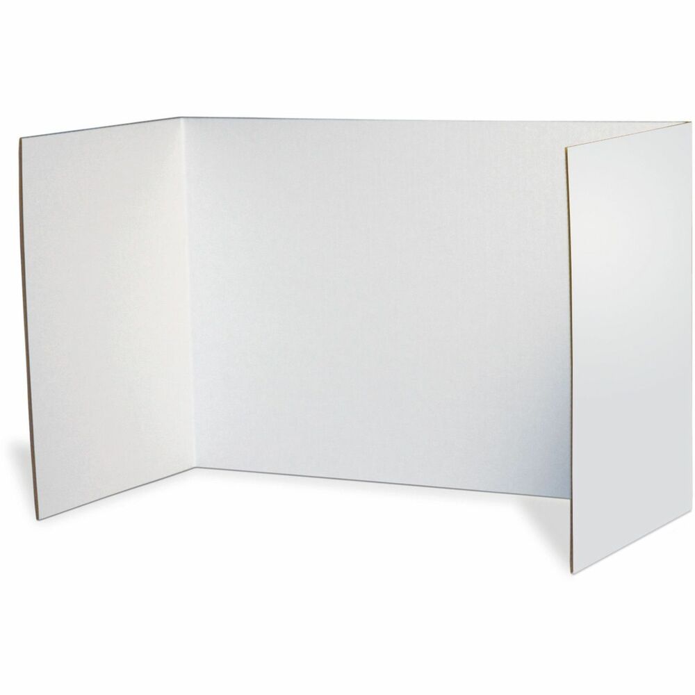 Image of Pacon Privacy Board, 48"x16", 4/PK, White