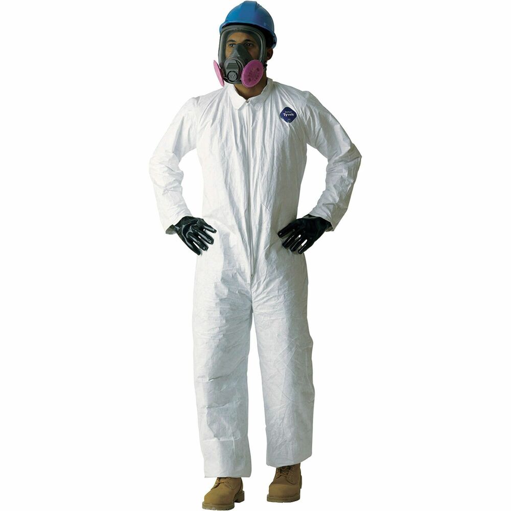 Image of Dupont Coveralls, Non-Woven, Zipper, XX-Large, 25/CT, White