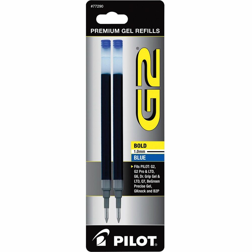Image of Pilot Gel Refills, Bold, 2/PK, Blue
