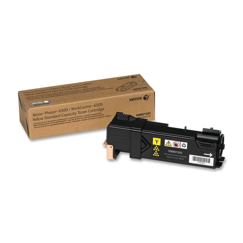Image of Xerox Phaser/Toner Cartridge, 1000 Page Yield, Yellow