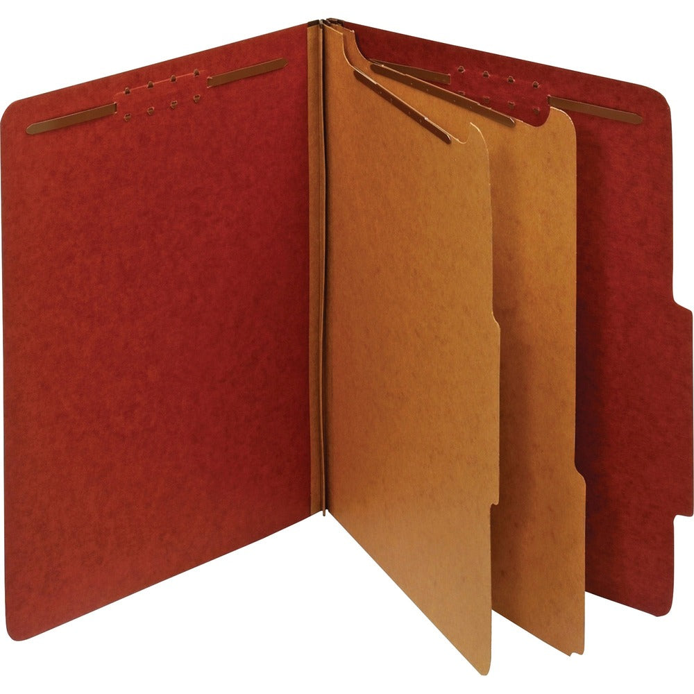 Image of Pendaflex Classification Folders,25pt,2-1/2 Exp,2-Div,Ltr,10/BX,RD