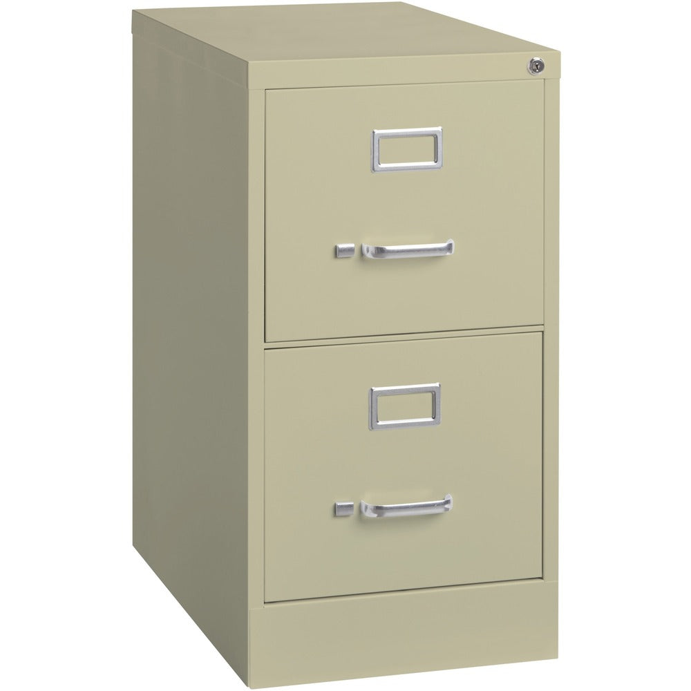 Image of Lorell Vertical File, 22" Deep, Comm, 2-Dwr, 15"x22"x28-3/8", PY