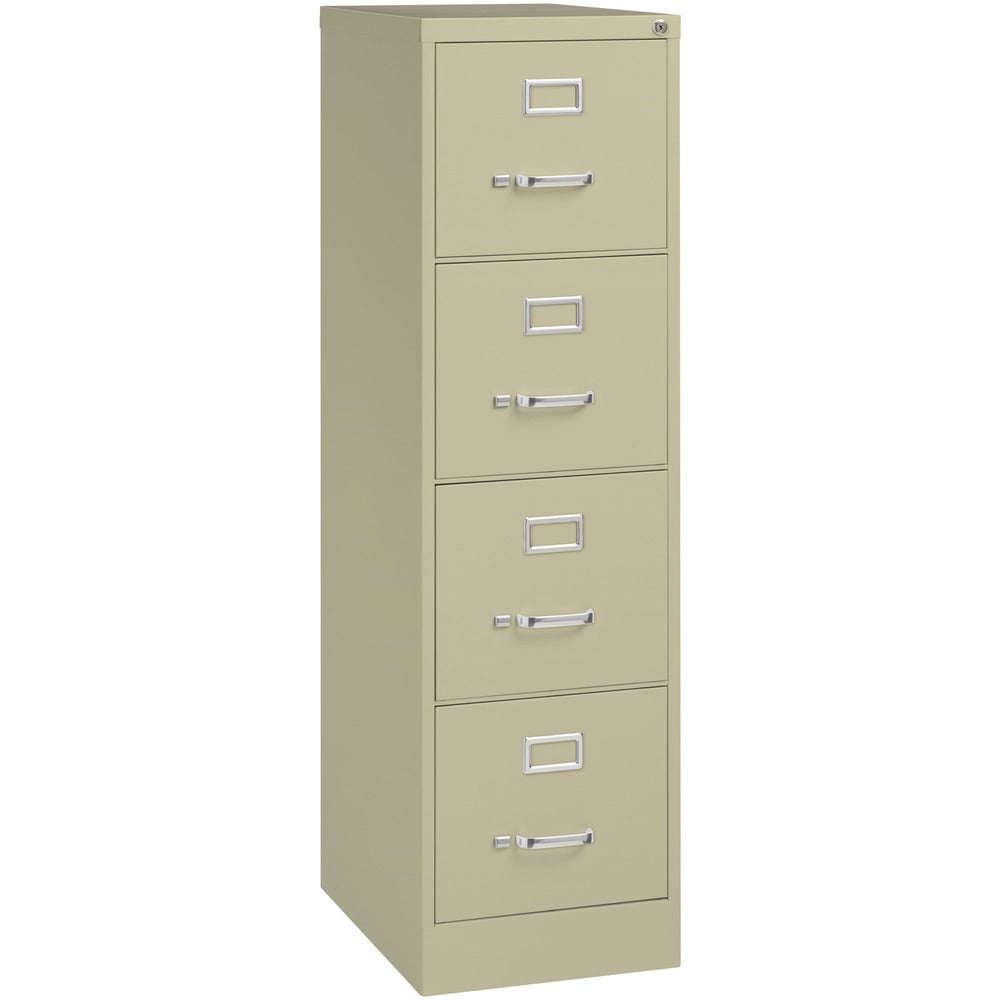 Image of Lorell Vertical File, 22" Deep, Comm, 4-Dwr, 15"x22"x52", PY